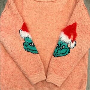 Red Sweater from Nora Madison Designs with Grinch Design